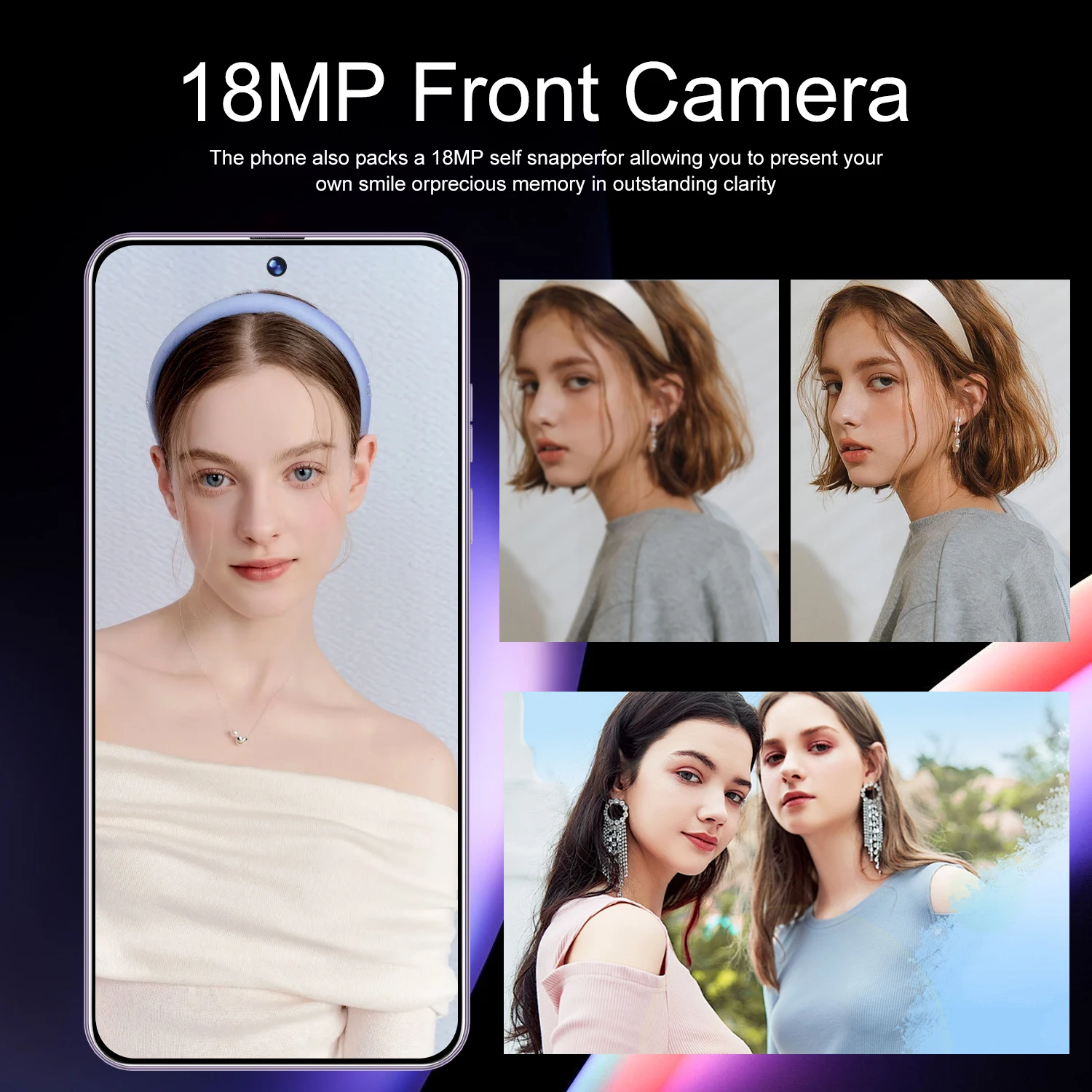 IVMI 17 Pro Max Unlocked Smartphone Android 12 6GB+128GB 6.99 Inch Screen Support Google Services Mobile Cell Phone