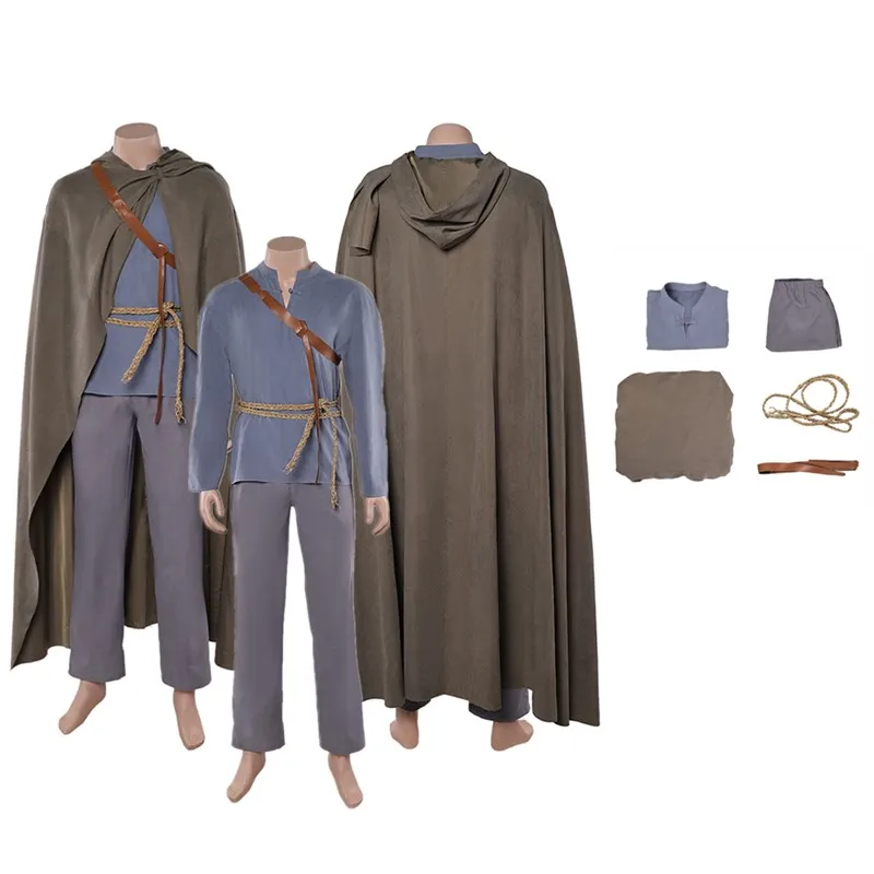 

Dunk Косплей Рыцарь 2026 ТВ Костюм Семь Королевств Мужская фантазия Рубашка Брюки Плащ с капюшоном Пояс Хэллоуин Карнавальный костюм для вечеринки