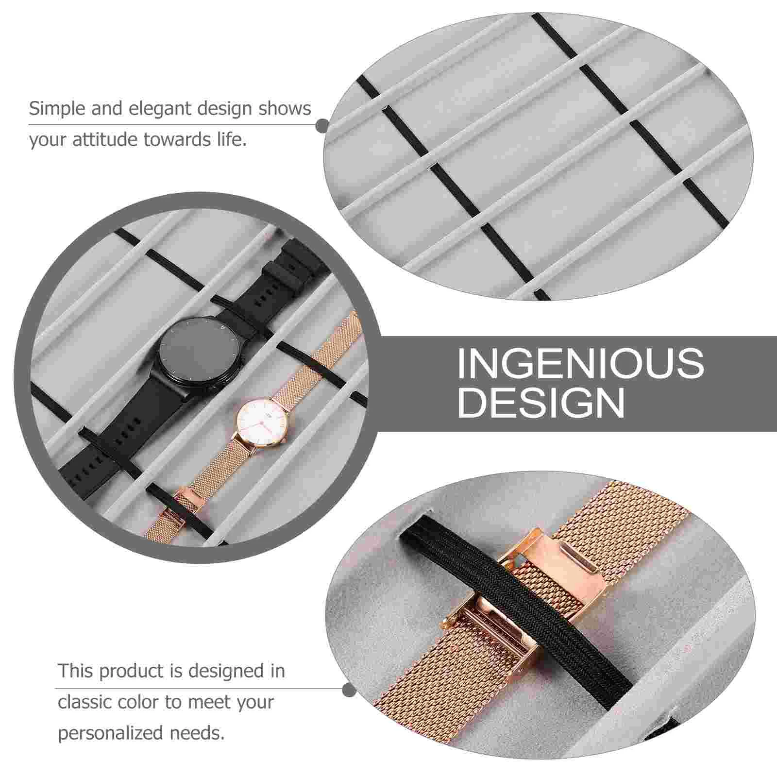 Strap Storage Tray Watch Case Wristwatch Display Stand Portable Monitor Jewlery