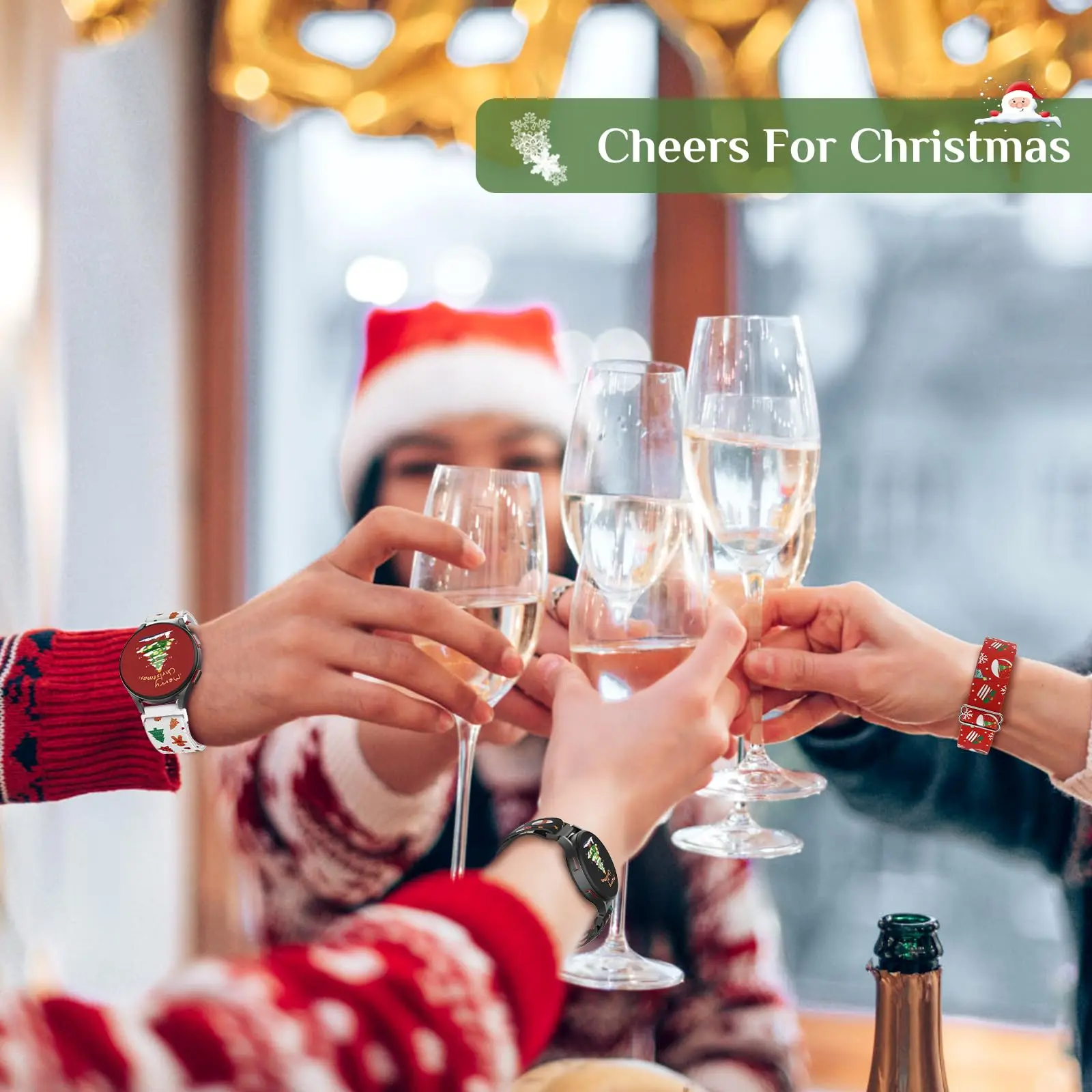 20 مللي متر عيد الميلاد النايلون الفرقة متوافق مع جالاكسي ساعة 7 6 5 4 FE الفرقة 40 مللي متر 44 مللي متر 5 برو 45 مللي متر لساعة جالاكسي 6 4 الكلاسيكية 47 مللي متر