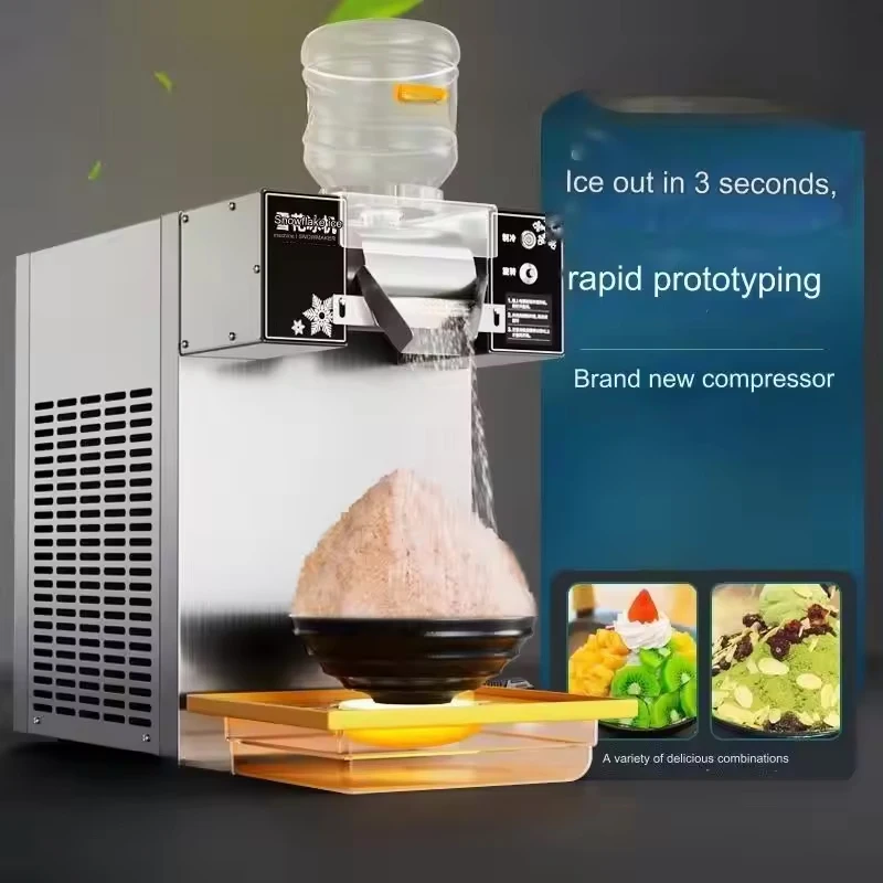 Best Selling Fruity Taiwanese Shaved Ice Machine Automatic Korean Bingsu Machine Snowflake Ice Maker Machine for Sale