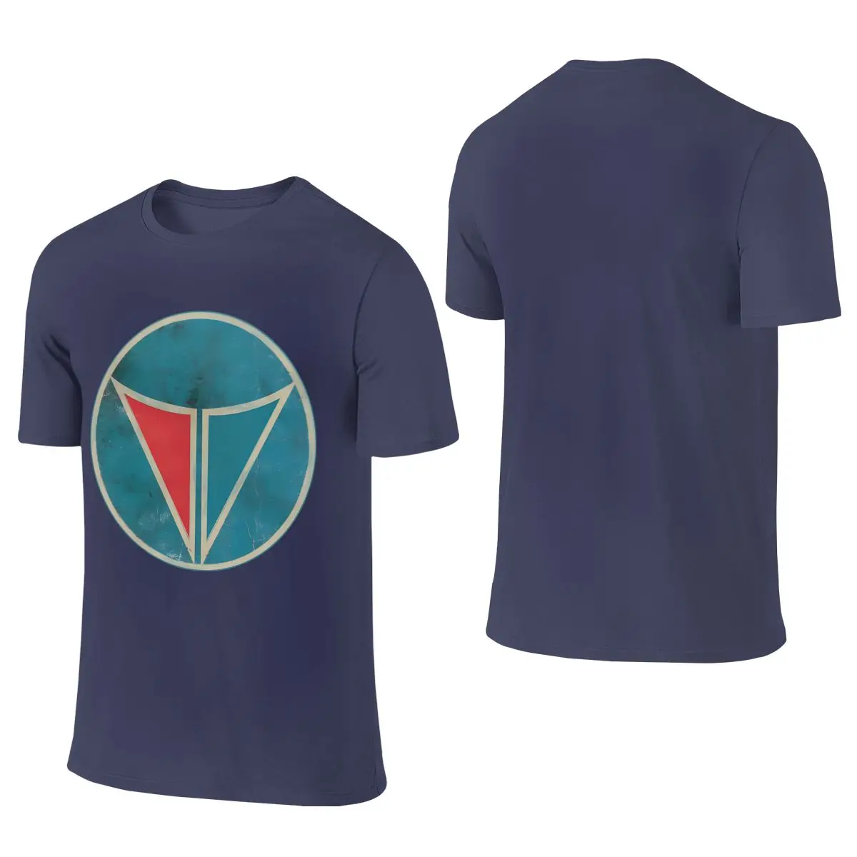 Plymouth Valiant Emblem, Grease Included Business Casual Reversible T-shirt Niche Trendy Brands   Basic Tee