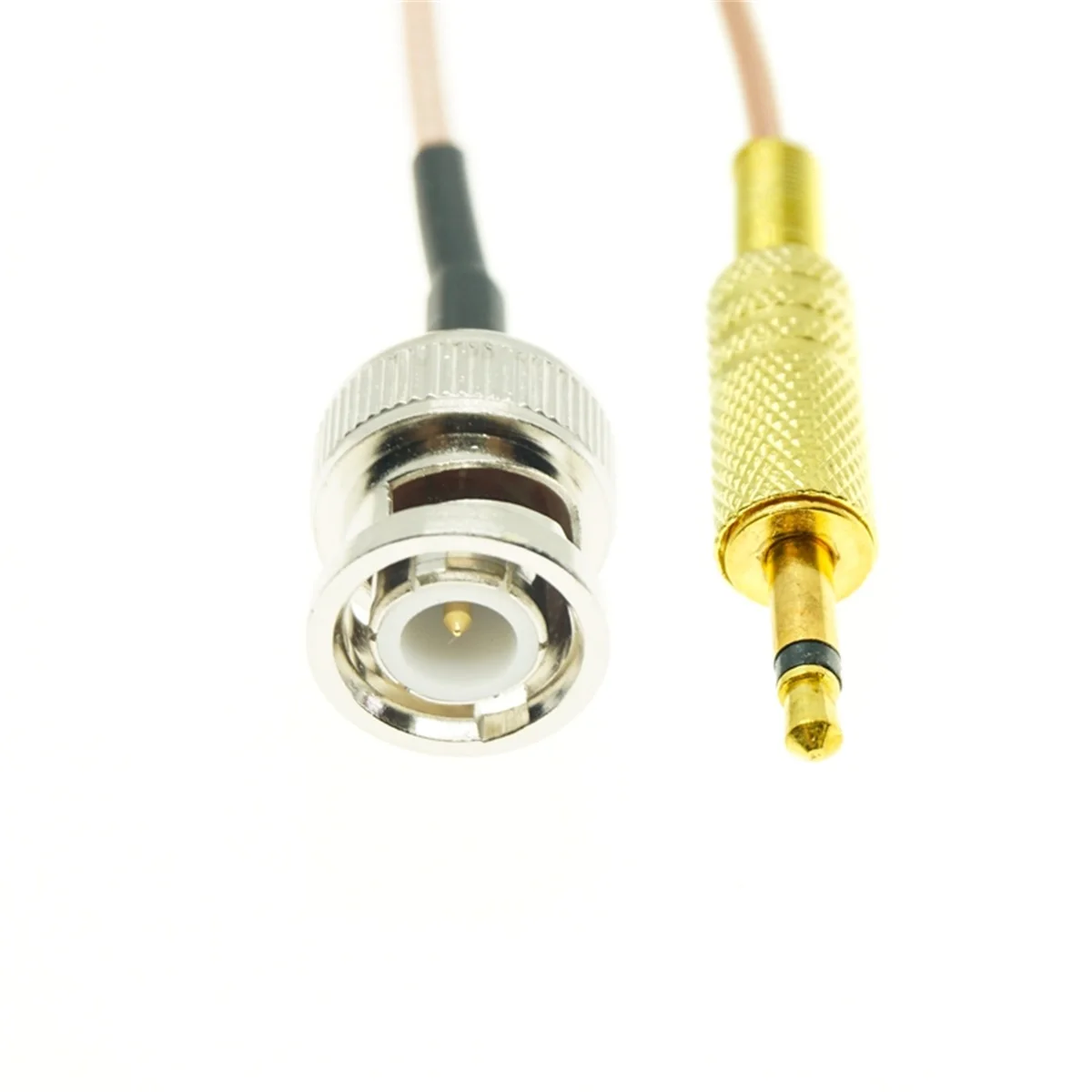 

3.5mm Mono 1/8 Male to BNCmale Connector for Pigtail Extension Cable RG316 50ohm