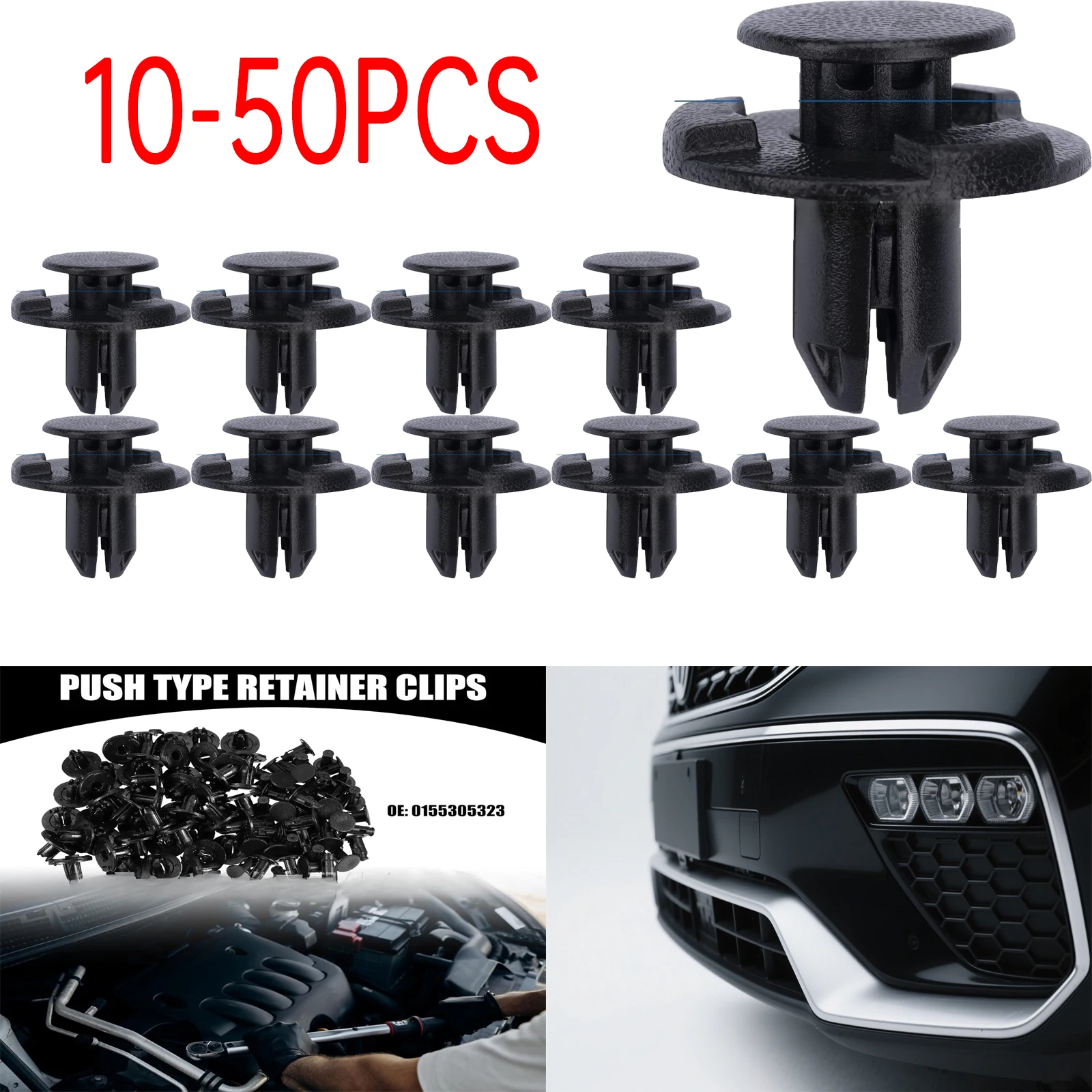 10-50x carro cowl pára-choques fender forro grade pára-choques sob capa clipe push-tipo retentor para nissan mazda infiniti altima GT-R juke