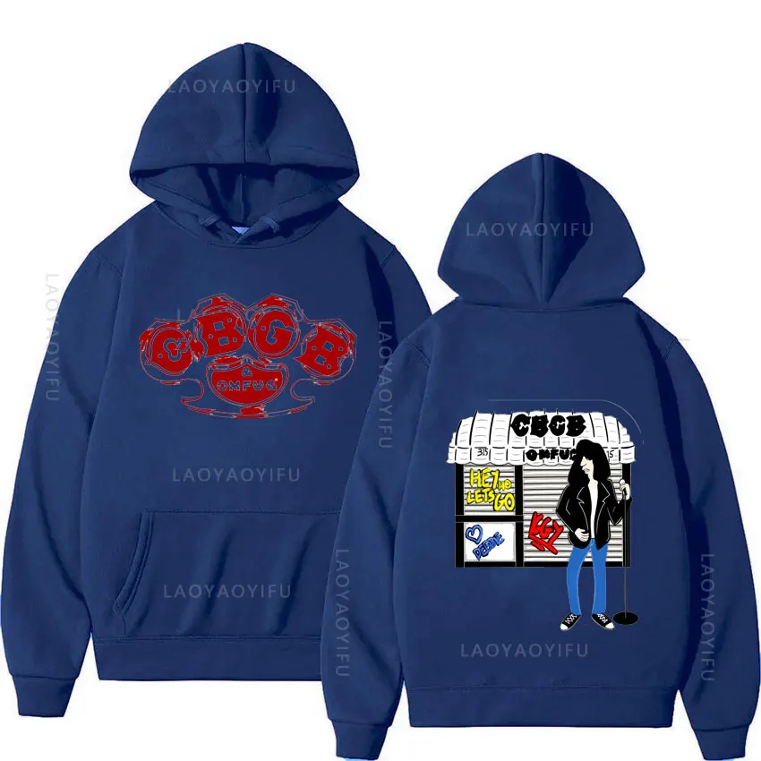 

CBGB NYC PUNK Theme New & Graphic Spring and Autumn Long Sleeve Hoodie Hooded Sweatshirts for Men Men's Hoodies Pullover