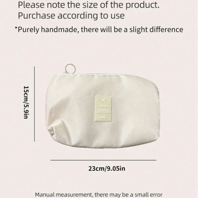 حقيبة تخزين مستحضرات التجميل المحمولة للنساء ، منظم السفر ، علبة شحن سماعة ، منتج رقمي ، كابل بيانات