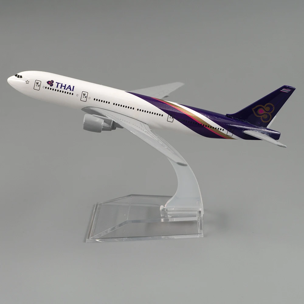 1/400 skala Aircraft Boeing 777 THAI 16 cm Legierung Flugzeug Thailand B777 Modell Spielzeug Kinder Kinder Geschenk für Sammlung