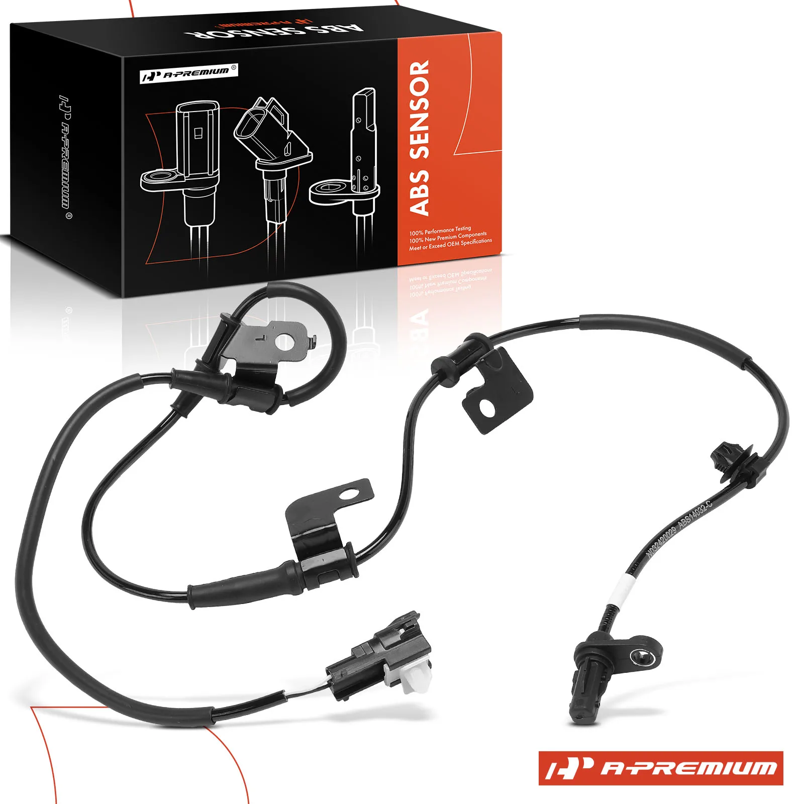 A-Premium Front Driver Side ABS Wheel Speed Sensor for Hyundai Sonata 2012-2015