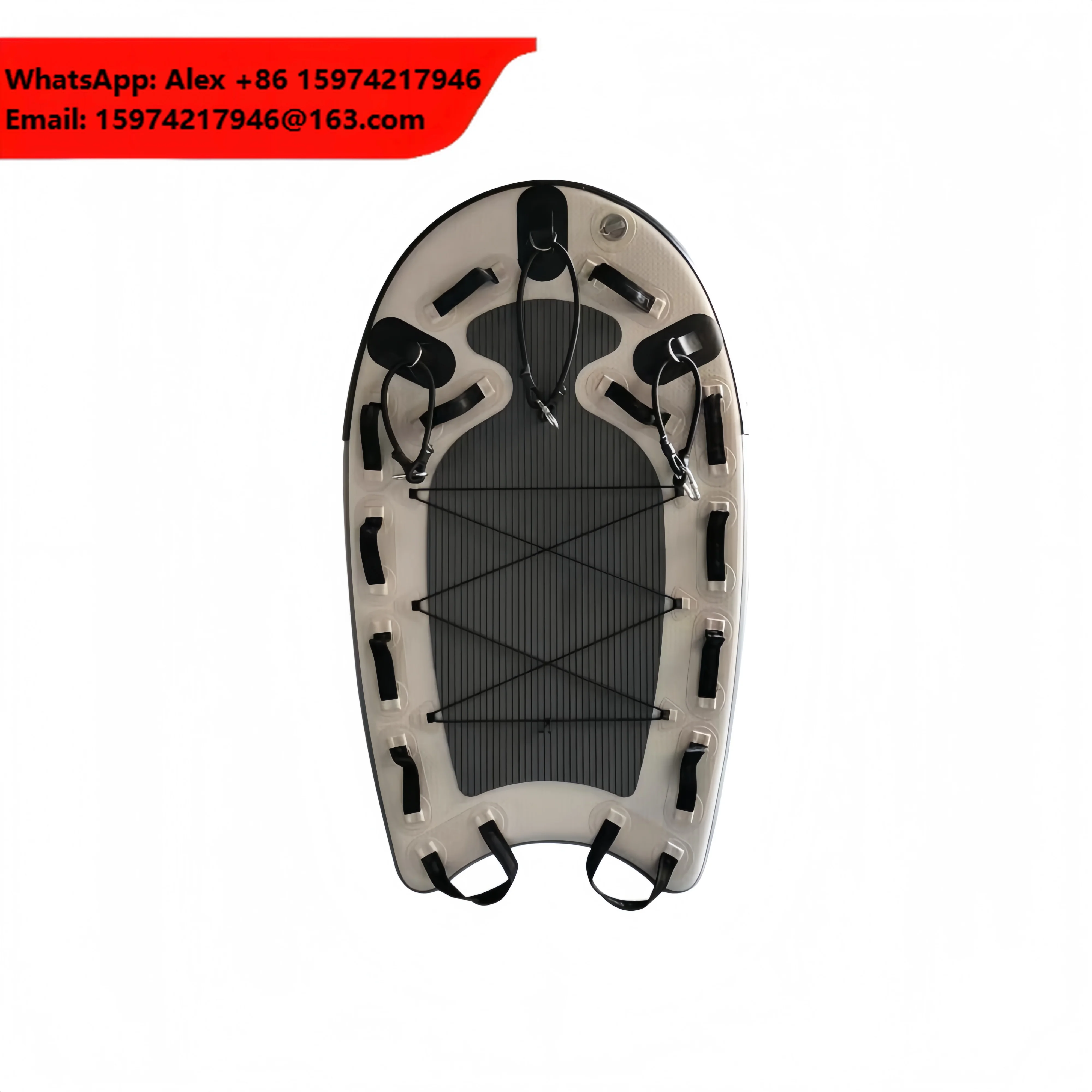 Large Inflatable Rescue Sled Floating Mat Inflatable Surfing Board Inflatable Jet Ski Rescue Board With Customized Logo