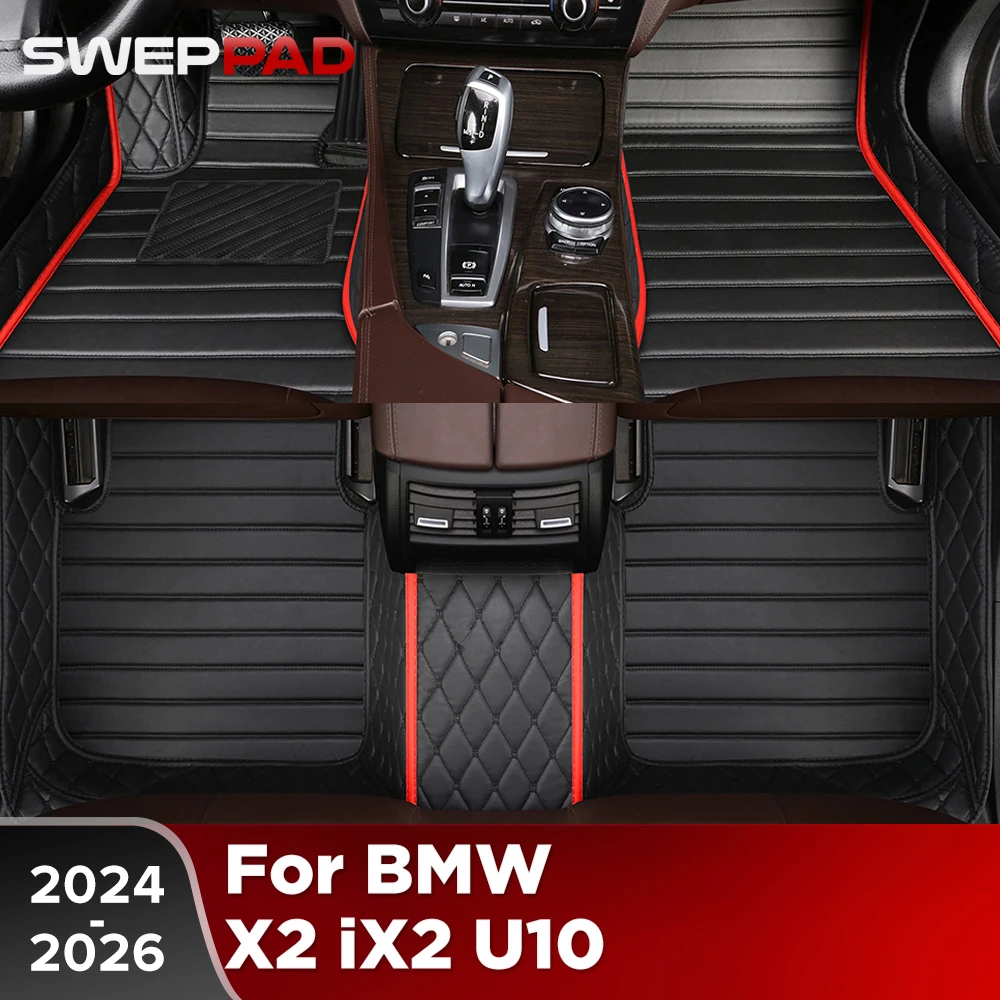 

For BMW X2 iX2 sDrive20i U10 (5-Seat) 2024 2025 2026 Car Floor Mats All Weather Carpet Cover Floor Liners Interior Protector Acc