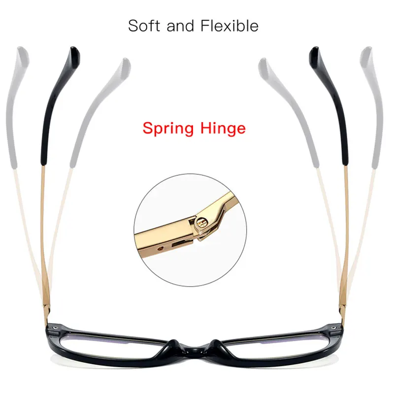 HANDOER Women Brand Designer New Fashion Glasses Frame Optical Full Rim Cat Eye UV400 Anti-Reflective Prescription