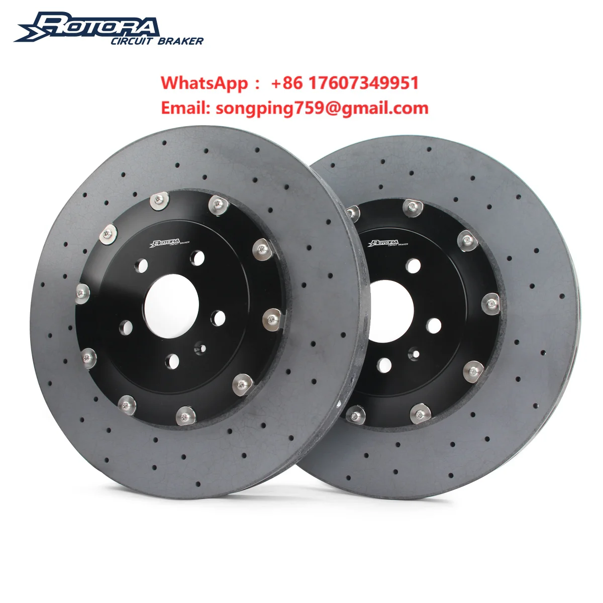 Carbon Fiber Ceramic Brake Discs 392 393 400mm Are Suitable for Replacement of Original Equipment with Four to Ten Pistons