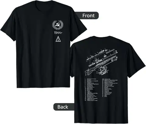 Mosin Nagant Izhevsk Breakdown Men T-shirt Short Sleeve Casual 100% Cotton Men T Shirt