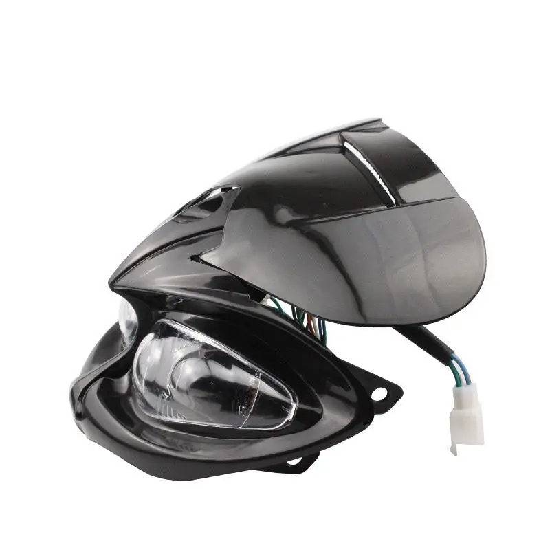 Off Road Motorcycle Racing Headlight Dual Head Lamp Fairing Light Universal 12V For Dirt Bike ATV Motorbike Headlight Lamp