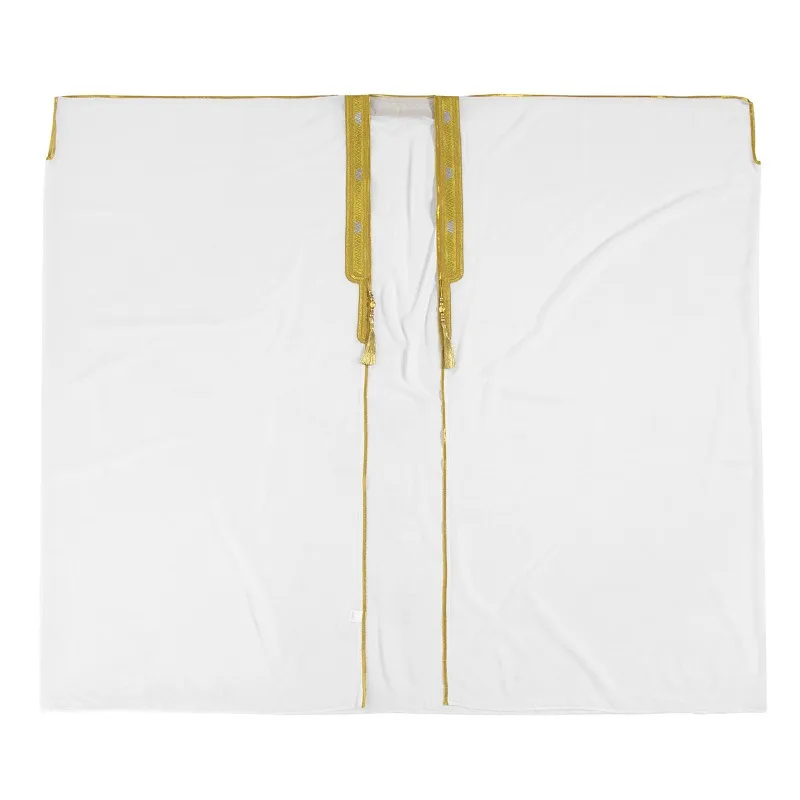 2026 New Men's Robe Arabic Ethnic Clothing Middle East Long Sleeve Robe