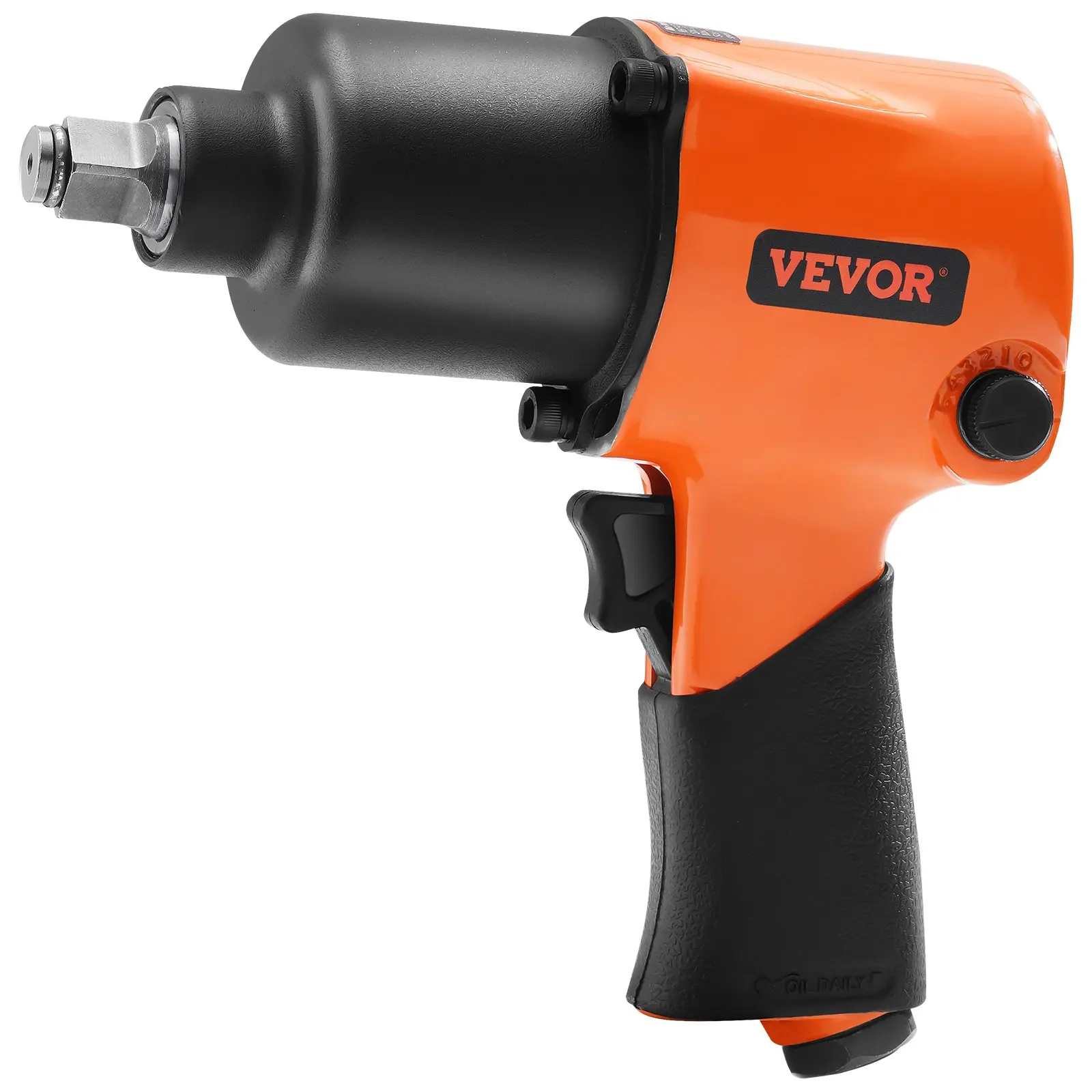 

Air Impact Wrench, 1/2" Drive Air Impact Gun Up To 880ft-lbs Nut-busting Torque, 7500RPM Lightweight Pneumatic Tool For Auto