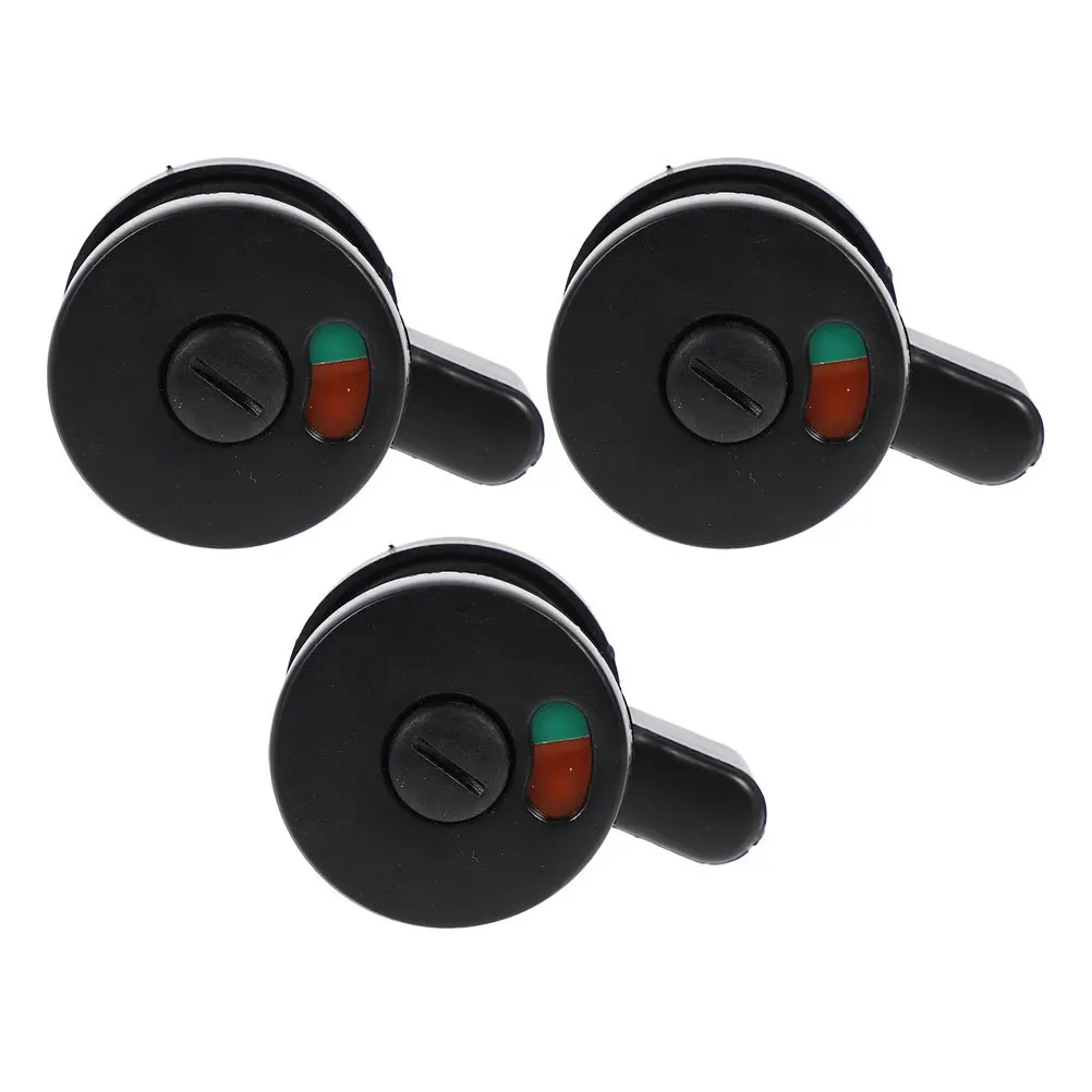 

3Pcs Privacy Lock Door Bolt Indicator for Toilet Room Vacant Engaged Sign Bathroom Door Handle with Lock Privacy Indicator Sign