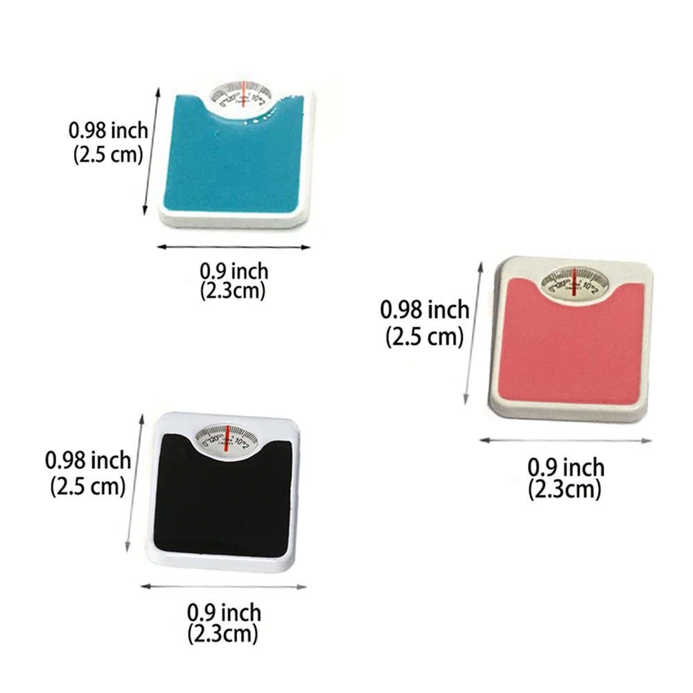 Báscula de peso en miniatura para casa de muñecas, accesorios para casa de muñecas OB11 BJD, juguete para juego de imitación, decoración, Mini modelo de pesaje