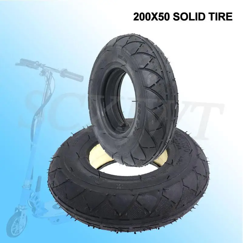 

Прочная твердая внешняя шина 200x50, 8-дюймовый мини-электрический скутер, взрывозащищенная шина, электромобиль, аксессуары для шин 200*50