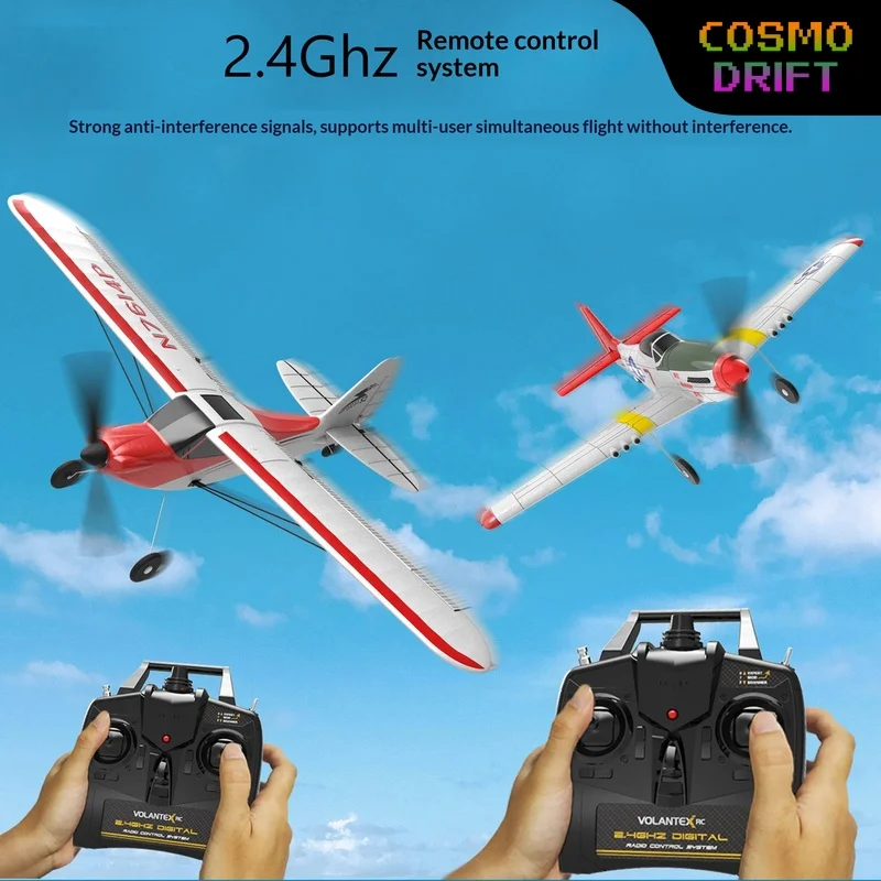 Eachine 7614 4-Channel RC Fixed-Wing Glider Crash-Resistant Beginner Training Plane Small RTF RC Model Toy for Kids—A Great Gift