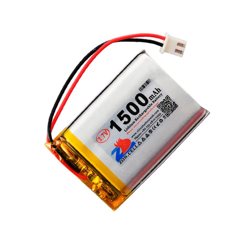 2Pcs/lot 1500mAh Polymer Lithium Battery 3.7V For Smart Home Devices