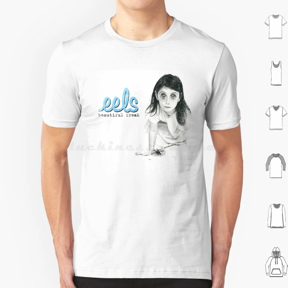 Eel Beautiful Freak T Shirt Big Size 100% Cotton Alternative Indie Pop Power Grunge Punk 90s Mtv Generation N Roll Blues