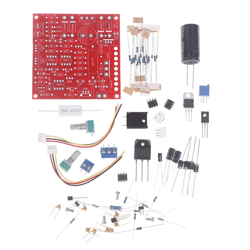 مجموعة DIY لمصدر الطاقة لتحديد التيار وتنظيم الجهد، 2mA-3A و0-30V DC، حماية قابلة للتعديل