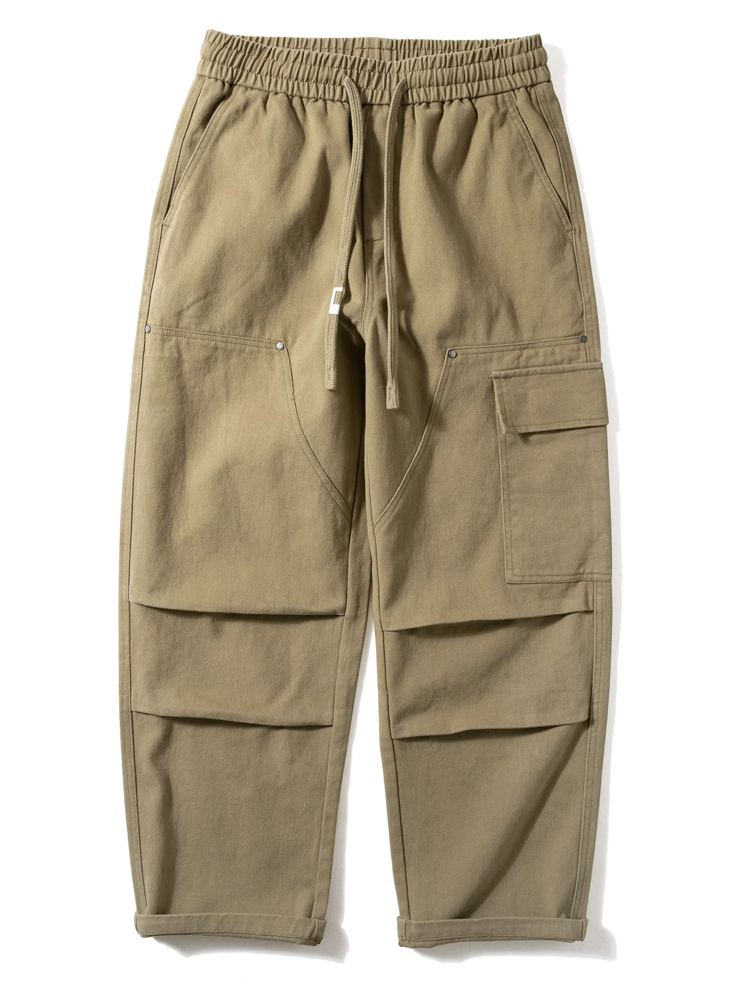 

Pure Cotton American Sle Workwear Pants Men's Autumn Winter Heavy Street Trendy Log Cutting Loose Straight Leg Trousers