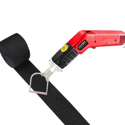 Air Cooling Webbing Belt Cutting Machine Rope Cutter Ribbon Nylon Cutting Tools Electric Hot Knife for Thermal Web Cutter