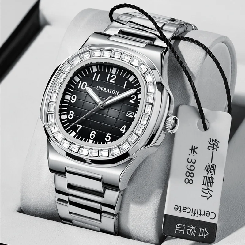 Vierkant Heren Horloge