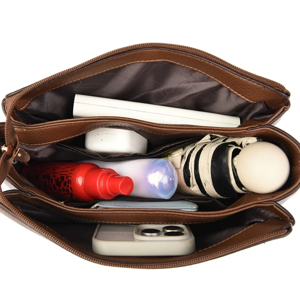 

Genuine Brand Luxury Handbags Women Bags Designer Top Quality Soft Leather Shoulder Bags for Women Female Crossbody Bag Handbags