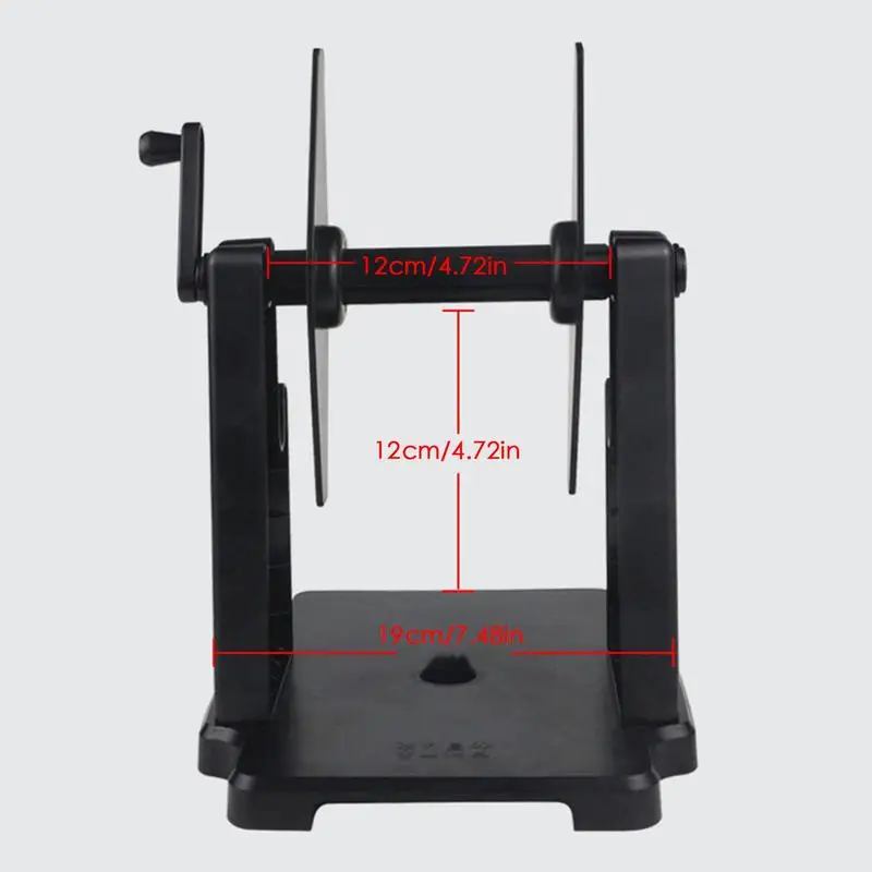 Label Rewinder Hand Crank Printer External Barcode Paper Holder Manual Winder Large Roll Label Holder Stent Universal