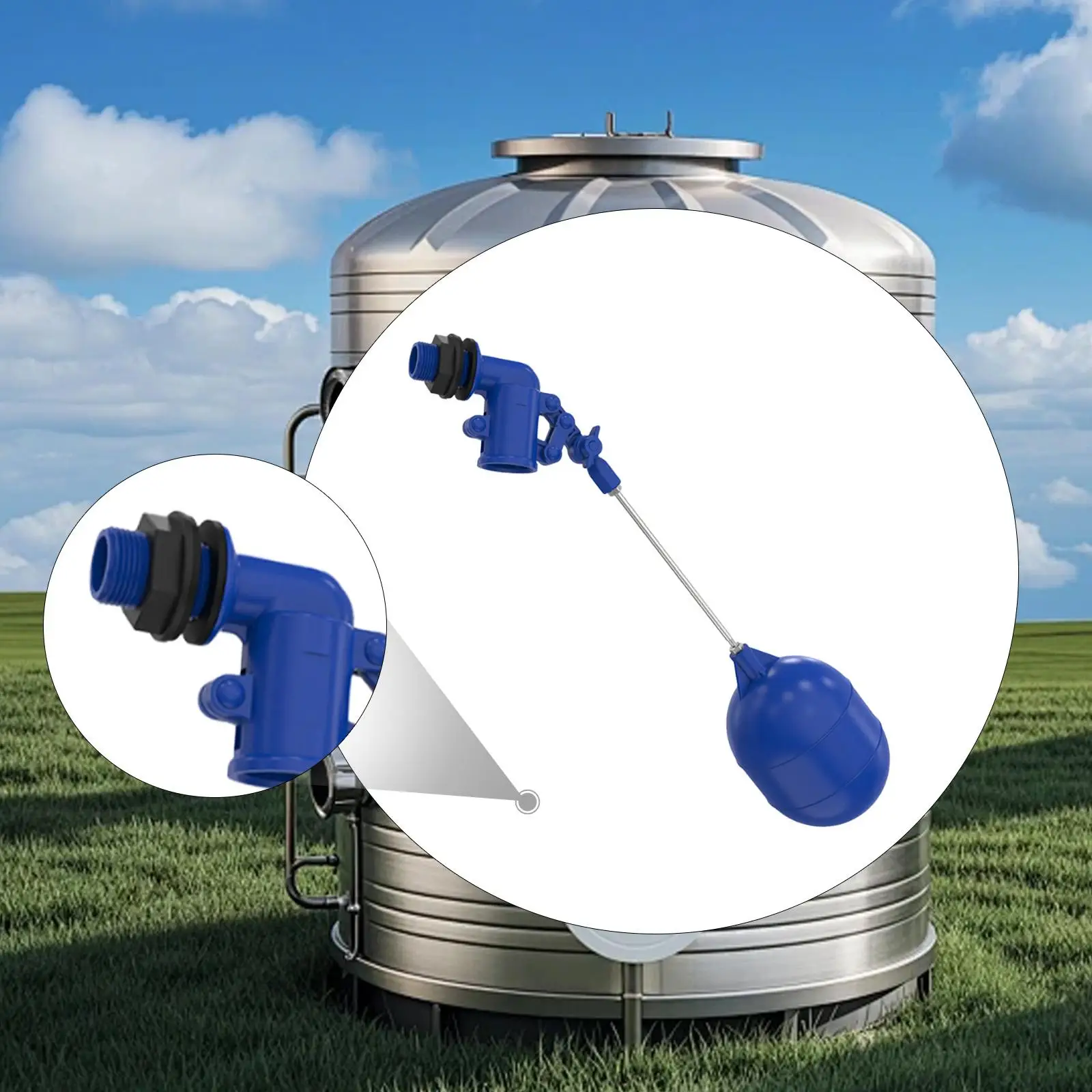 3/4 Float Ball Valve Farm Supplies Pond Pool Automatic Water Level Control