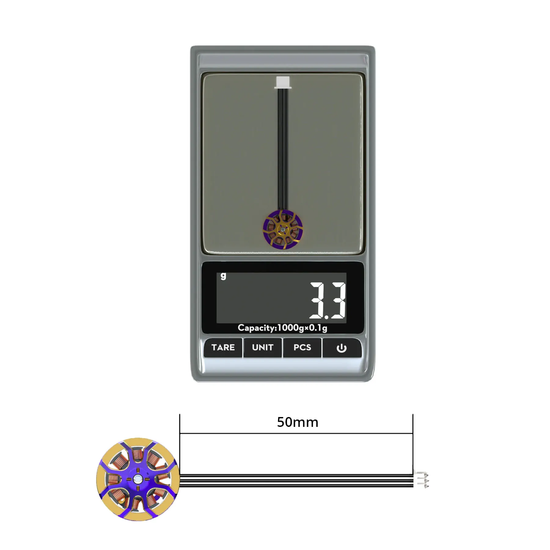 Flywoo ROBO 1003 14800KV Motore Brushless 1-2S per 75mm Quadcopter Drone 1.5mm Albero per 1.6 -2 pollici Mini FPV Drone Accessori