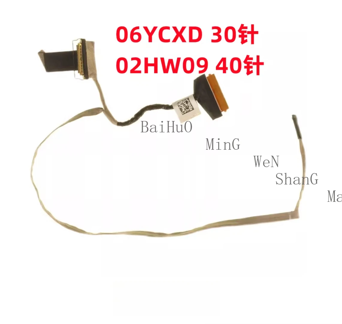 Para DELL G5 15 5590 P82F Cabo de tela 06YCXD 30 pinos 02HW09 40 pinos