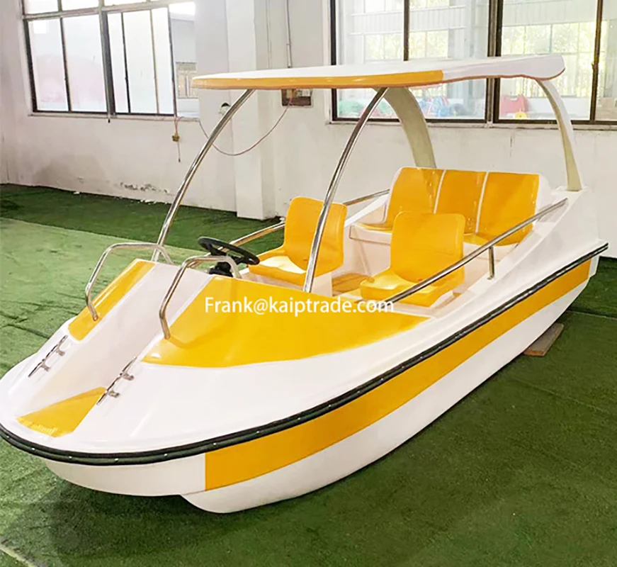 Small hydrofoil pedal electric battery powered supply rechargeable electric motor jet boat electric ferry paddle boats for sale