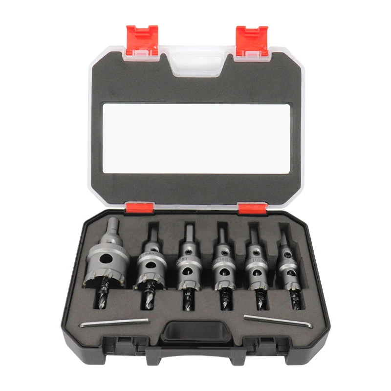 

8PCS TCT Hole Saw Cutter Set 16-35mm Hard Alloy Carbide Tip for Stainless Steel Iron Plate Wood Metalworking Drilling Crown