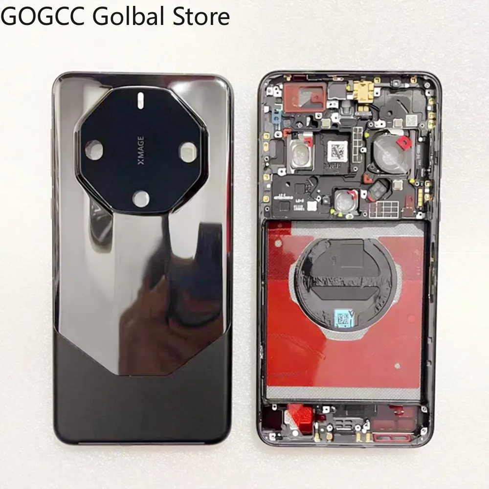 

Замените крышку батарейного отсека для Huawei Mate 40 50 60 70 RS Ultimate Design, задняя стеклянная крышка, корпус + ремонт объектива камеры