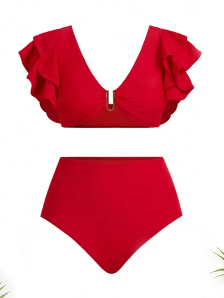 Stroje kąpielowe damskie Seksowne bikini Nowe bikini push-up Zestaw bikini brazylijskich Strój kąpielowy damski Odzież plażowa Biquini 3-częściowe komplety 2026