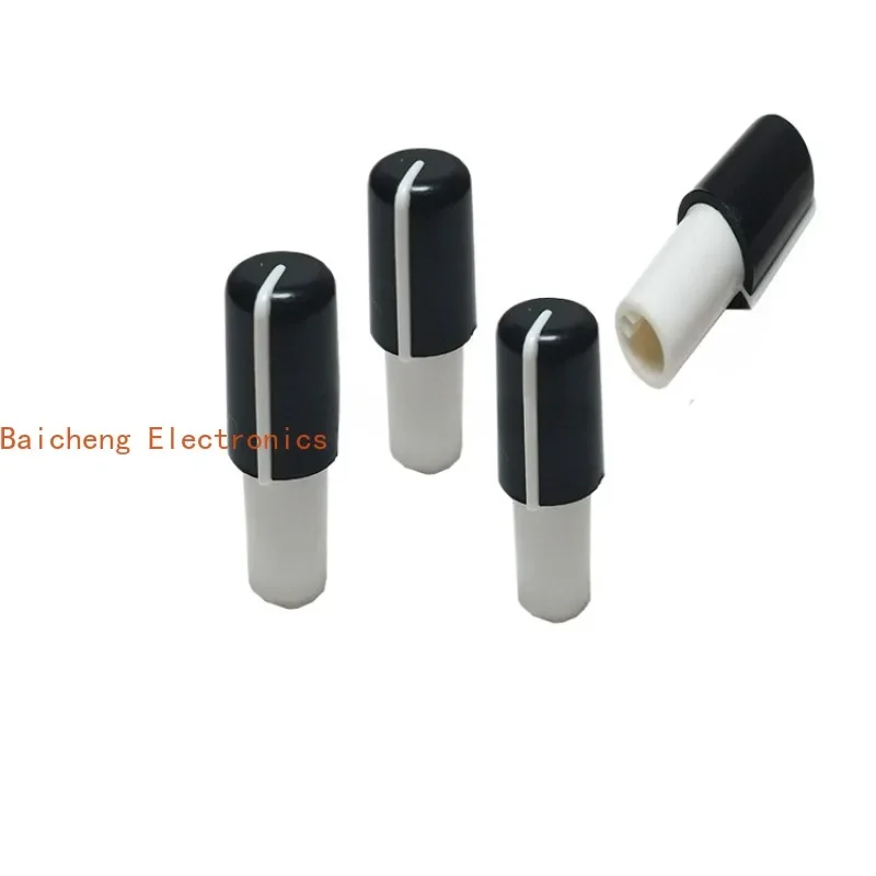 10PCS Universal 6mm hole plastic knob cap 11X29 half axis hole D-axis step handle protruding potentiometer coding switch cover
