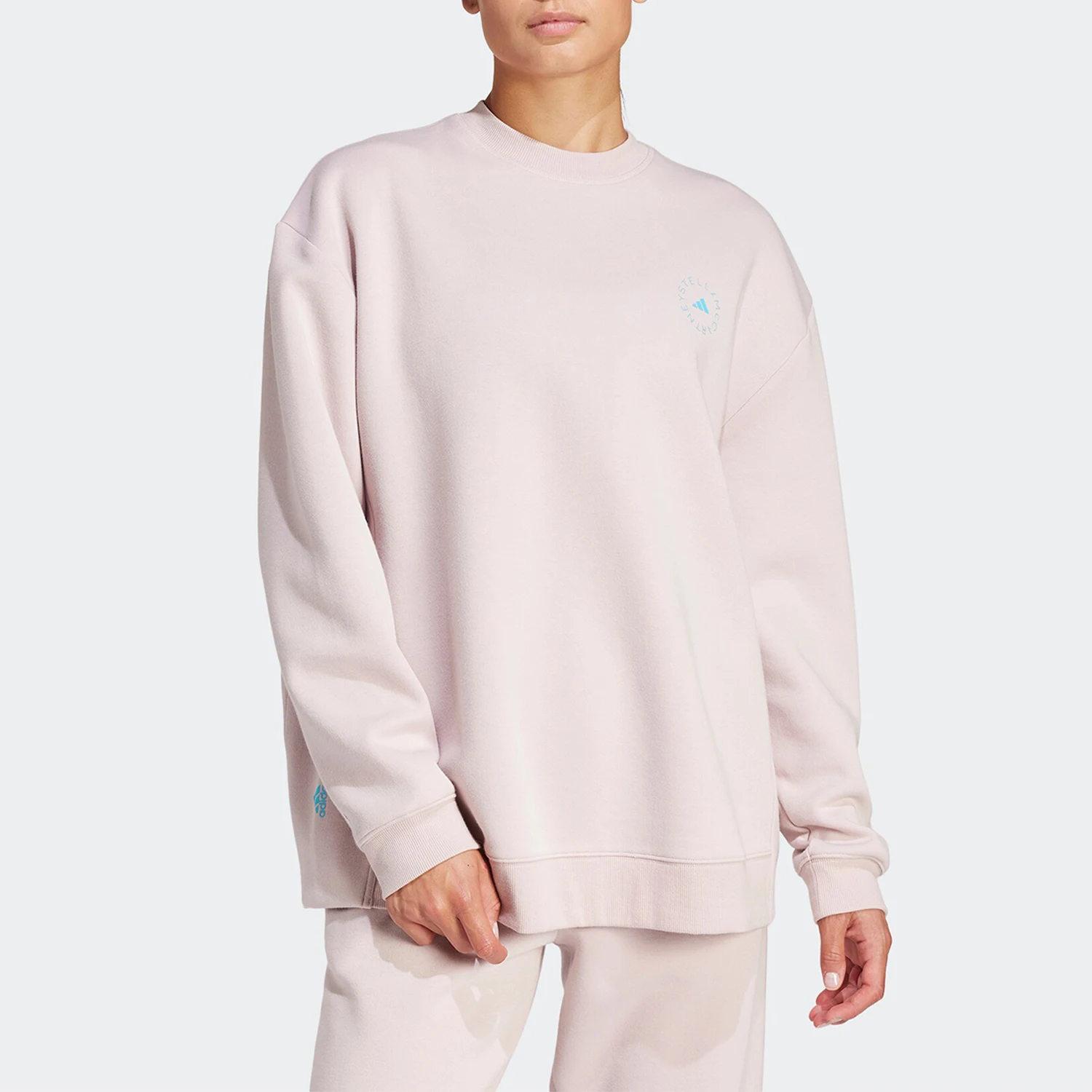 

Оригинальная женская спортивная трикотажная толстовка Adidas с круглым вырезом IT8305