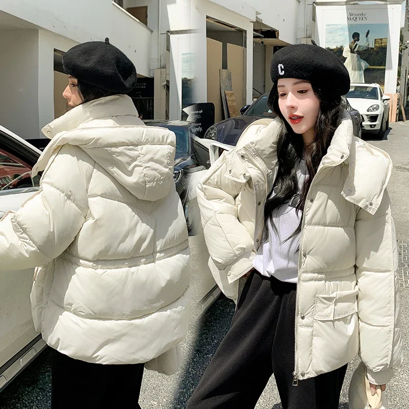 

Winter Women Jacket Parka Clothes Hooded Jacket Thick Warm Snow Wear Padded Outwear Coat Ladies Overcoat Female Puffer Parkas