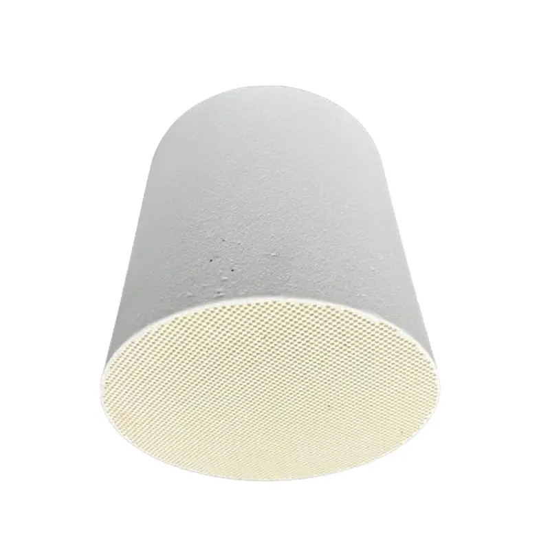 Uncoated Honeycomb 200CPSI 132*127mm Diesel Engine Spare Parts Ceramic DPF Cordierite carbide diesel particulate filter