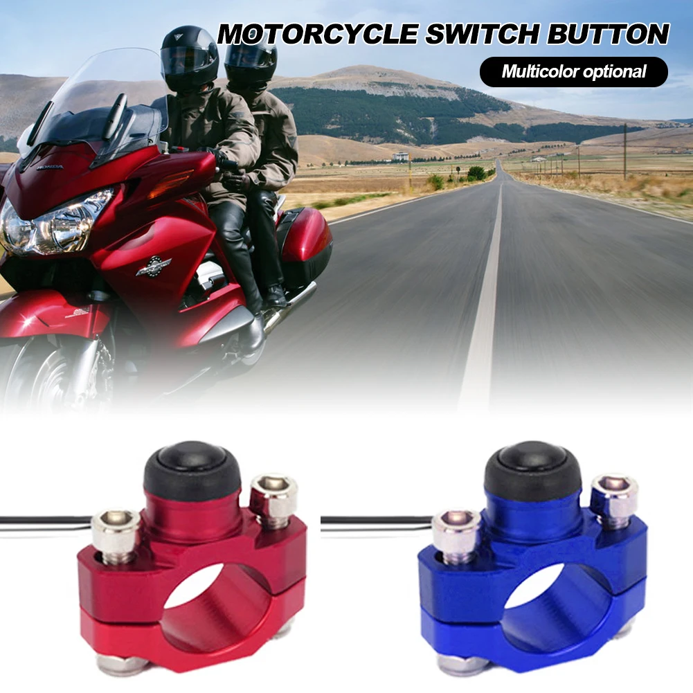 Motorcycle Switch Button Handlebar Mount Electric Power Start Horn Switch Accessories For Motorbike ATV Sport Dirt Scooter Parts