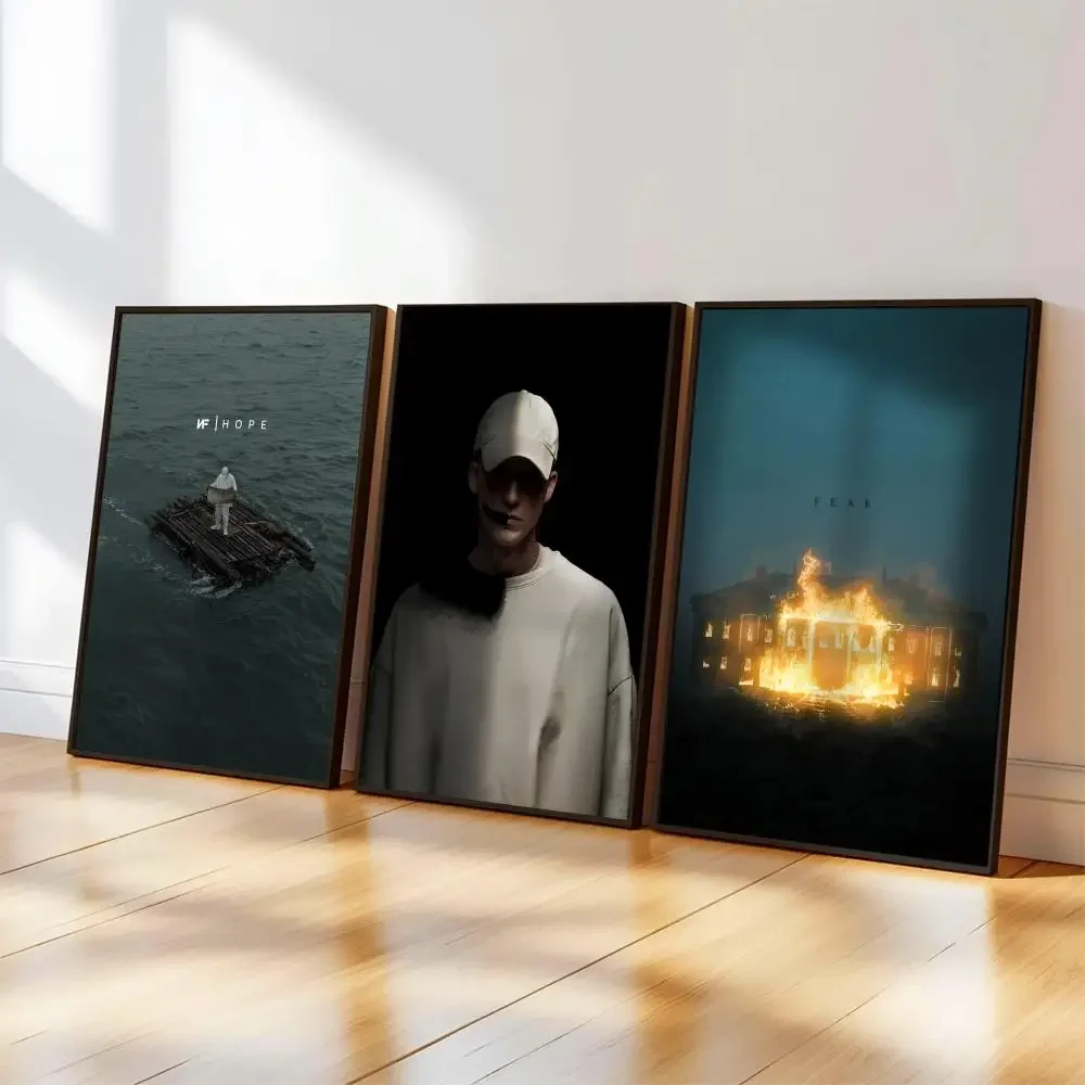 FEAR N-NF Rapper Poster, Musikalbum-Cover für Zimmer, Leinwandgemälde, Kunstdruck, Heimwanddekoration, Bild, Geschenk