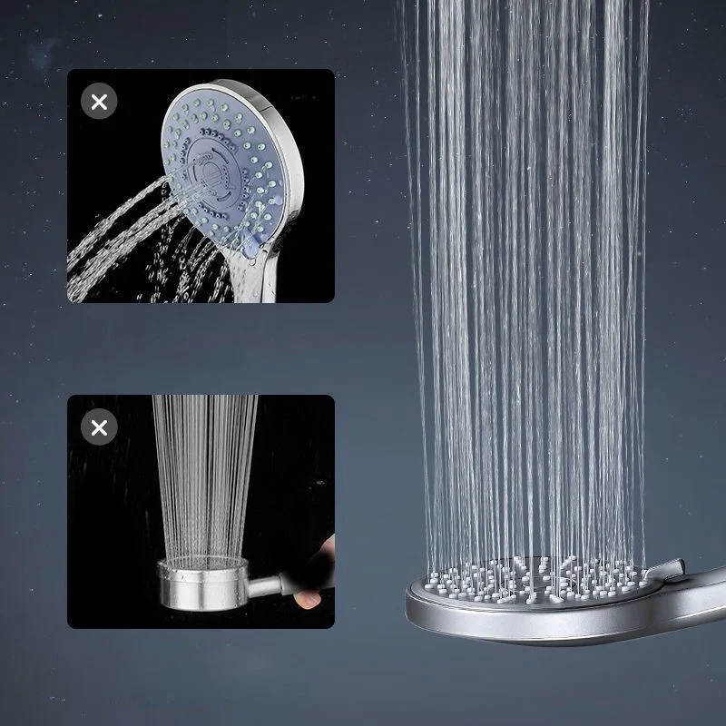 5-speed Booster Large Panel Strong Water Shower Head Filter Universal Multi-function Bathroom Handheld Shower Set image 4