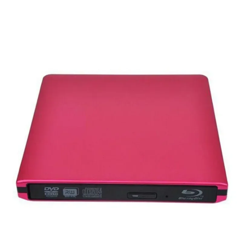 ABS External USB3.0 Blu-ray Drive DVD Burner 3D Bluray Player DVD Drive BD-ROM DVD-RW Burner Writer For Macbook Laptop PC