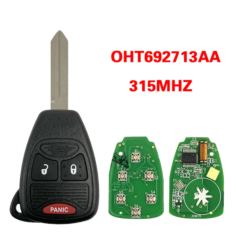 

CN015058 Original PCB 3 Button Remote Head Key 315Mhz FCC OHT692427AA OHT692713AA For Chrysler Dodge Jeep Compass 2004-2016