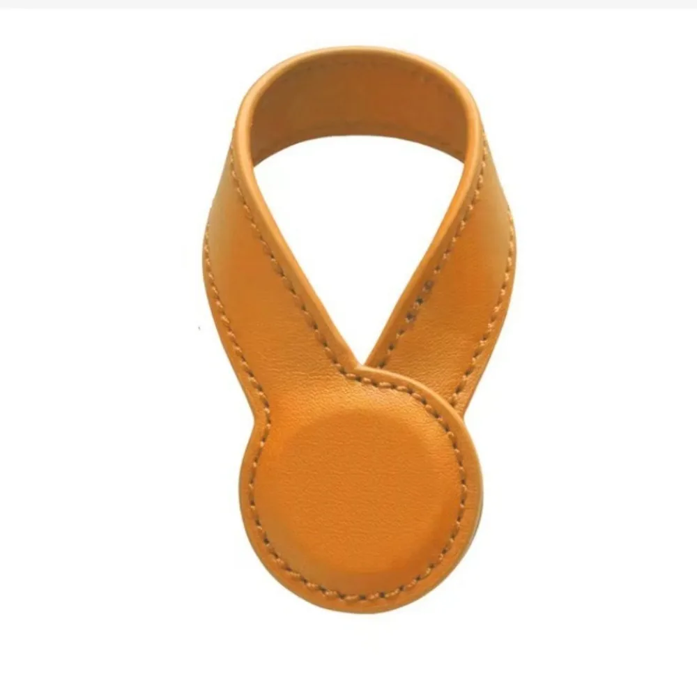 New Powerful Magnet Magnetic Hat Clip PU Leather Portable Leather Hat Holder Solid Color Hat Keeper Clip Travel