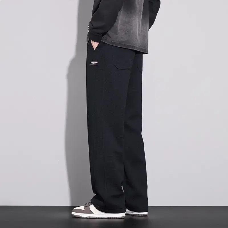 Men's Sweatpants Plain Baggy Sport Straight Khaki Trousers Harajuku Retro Clearance Sale Cool Comfortable Y2k Male Sports Pants